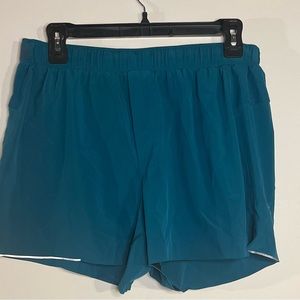 Lululemon Mens Green Jasper Surge Shorts 5" Size Large